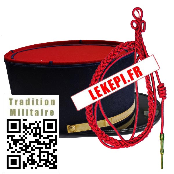 fourragère rouge Légion d'Honneur avec ferret Or