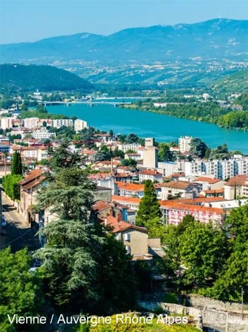 Vienne ville de la Région Auvergne Rhône Alpes