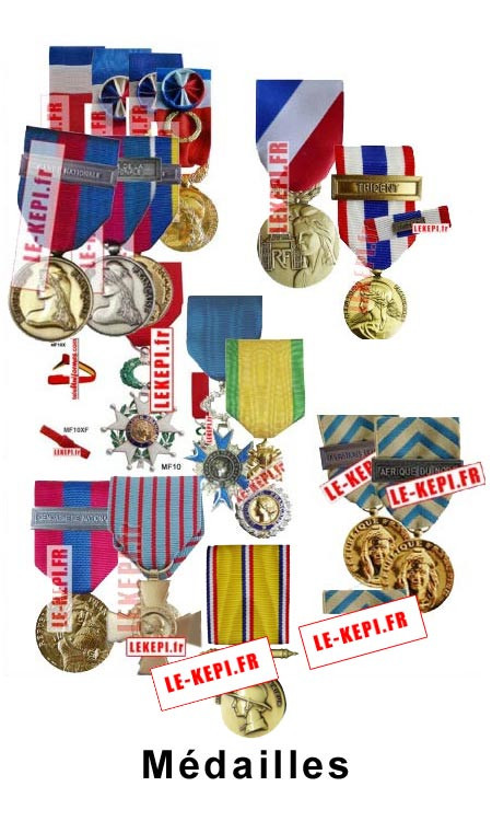Médailles décorations militaires et civiles